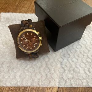 Michael Kors Tortoise Shell Watch